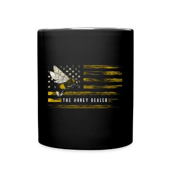 Bee Bumblebee Insect Bee - Full Colour Mug - black - Front