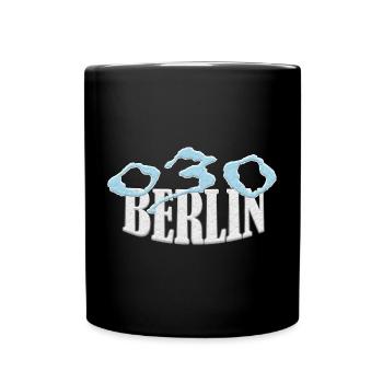 Berlin 030 Shirt exclusive - Full Colour Mug - black - Front