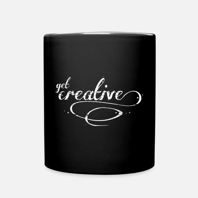 get creative - Tasse einfarbig - Schwarz
