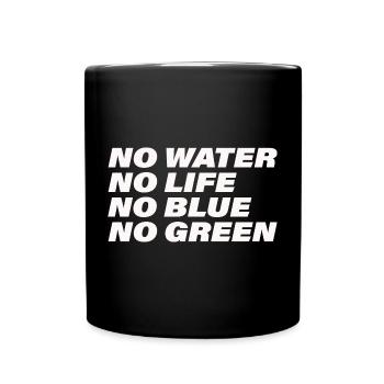 WATER - Tasse einfarbig - Schwarz - Vorne