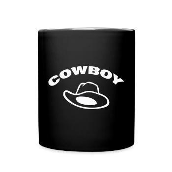 COWBOY - Full Colour Mug - black - Front