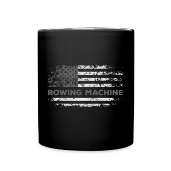 Rowing Machine Sport Water Ergometer - Full Colour Mug - black - Front