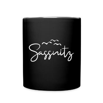 Sassnitz Seagulls Rügen Port City Sassnitz - Full Colour Mug - black - Front