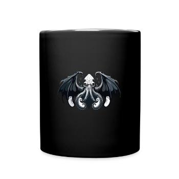 Cthulhu Lord and Savior Monster Horror T-Shirt - Tasse einfarbig - Schwarz - Vorne