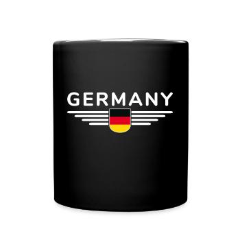 Allemagne T-Shirt Design Fierté et amour de la maison - Mug uni - noir - Devant