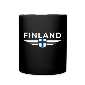 Conception de t-shirts en Finlande – Nordic Style & Nature - Mug uni - noir - Devant