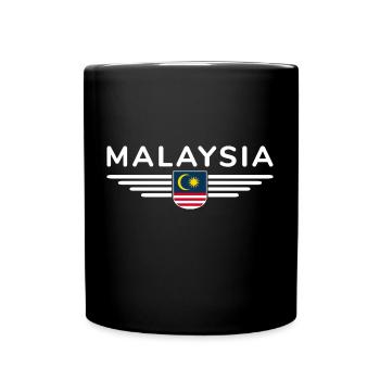 Malaisie Fan Outfit T Shirt Design - Mug uni - noir - Devant