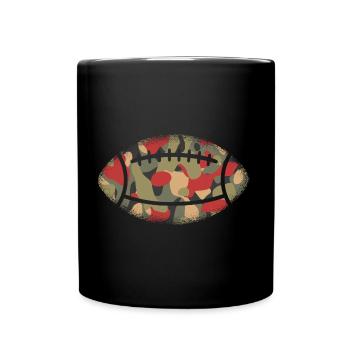 Football américain Ballon Garçons Football masculin - Mug uni - noir - Devant
