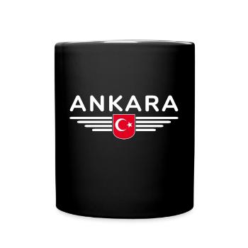 Turkey Ankara Türkiye Istanbul T Shirt Design - Full Colour Mug - black - Front
