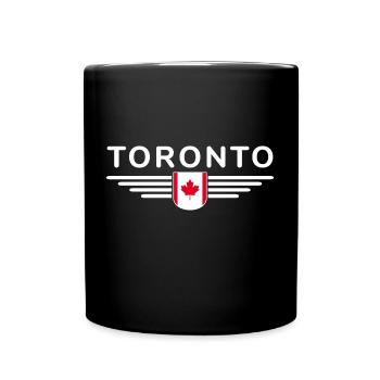 Toronto Fan T-Shirt for Canada Lovers - Full Colour Mug - black - Front