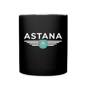 Astana Design – Moderne und Tradition - Tasse einfarbig - Schwarz - Vorne