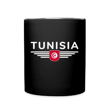 Tunisia Design – For Culture Fans - Full Colour Mug - black - Front