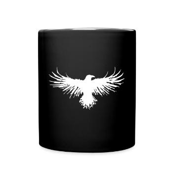 Le vol du corbeau blanc - Mug uni - noir - Devant