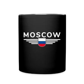 T-Shirt Moscou – Métropole de l’Elégance - Mug uni - noir - Devant