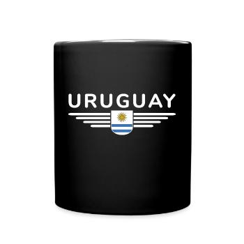 Uruguay T-Shirt – Perfekt für Fans - Tasse einfarbig - Schwarz - Vorne