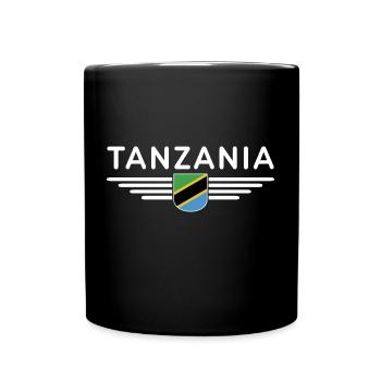 Tanzania T-Shirt for Real Fans - Full Colour Mug - black - Front