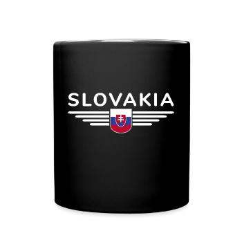 I Love Slovakia, Elegance Style Design T-Shirt - Full Colour Mug - black - Front
