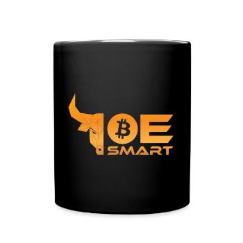 Bitcoin Crypto Bull - Be Smart - Bullrun - Tasse einfarbig - Schwarz - Vorne