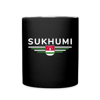 Sokhumi Design – A must for Abkhazia fans - Full Colour Mug - black - Front