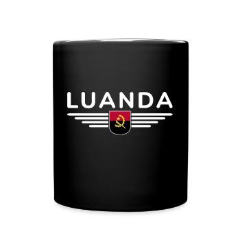 Luanda Design – Fierté de la capitale - Mug uni - noir - Devant