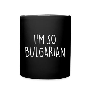 À SO BULGARE Bulgarie Bulgare - Mug uni - noir - Devant