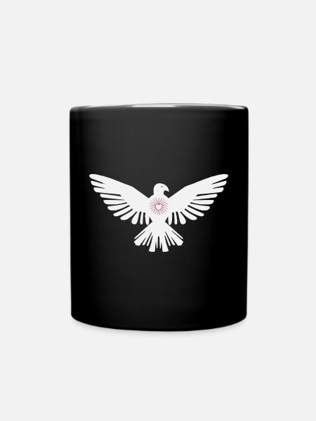 Gnädige Taube - Tasse einfarbig - Schwarz