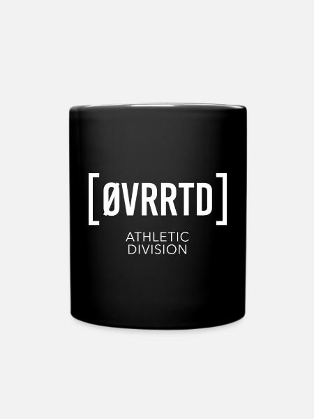 Overrated - Athletic Division (white) - Tasse einfarbig - Schwarz