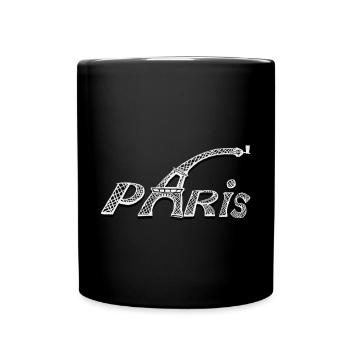 PARIS - Full Colour Mug - black - Front
