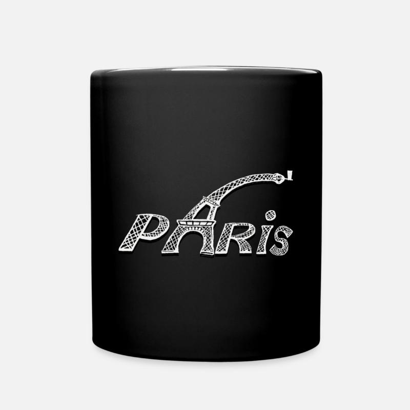 PARIS - Tasse einfarbig - Schwarz