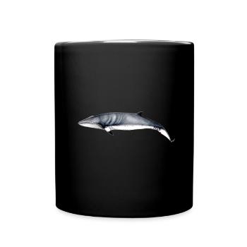 Minke whale - Minke whale - Petit rorqual - Full Colour Mug - black - Front