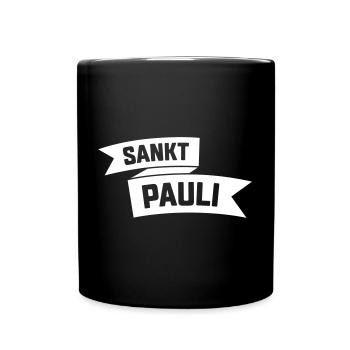 SANKT PAULI - Full Colour Mug - black - Front
