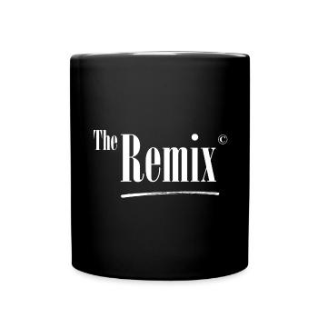 the remix partnerlook vater sohn mit the original - Tasse einfarbig - Schwarz - Vorne