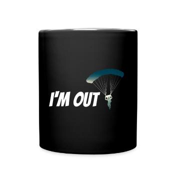 parachute - Full Colour Mug - black - Front