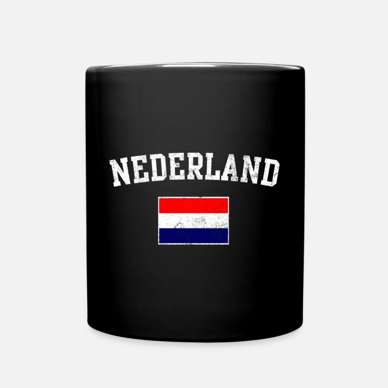 Nederland Arc Flag - Full Colour Mug - black