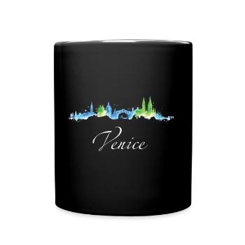 Venice Venice Skyline Italy Gift Idea - Full Colour Mug - black - Front