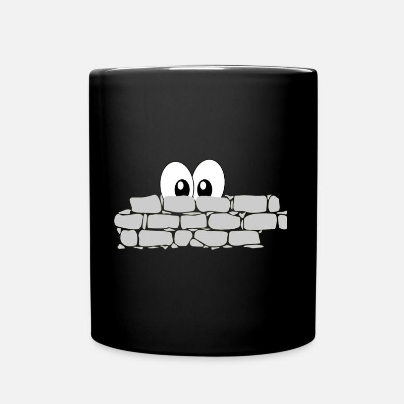 Derrière le mur - Mug uni - noir