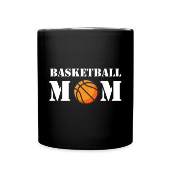 Basketball Mom - Full Colour Mug - black - Front