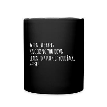 Arts martiaux Bjj en disant - Mug uni - noir - Devant