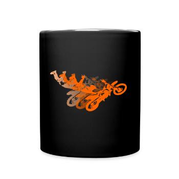 Motocross - Full Colour Mug - black - Front