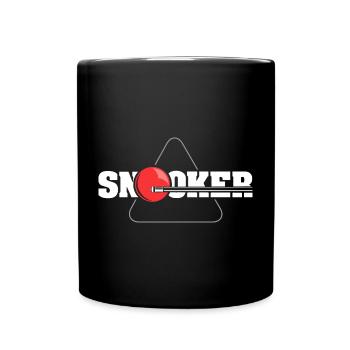 Snooker Spieler Billard Verein Logo Symbol icon - Tasse einfarbig - Schwarz - Vorne