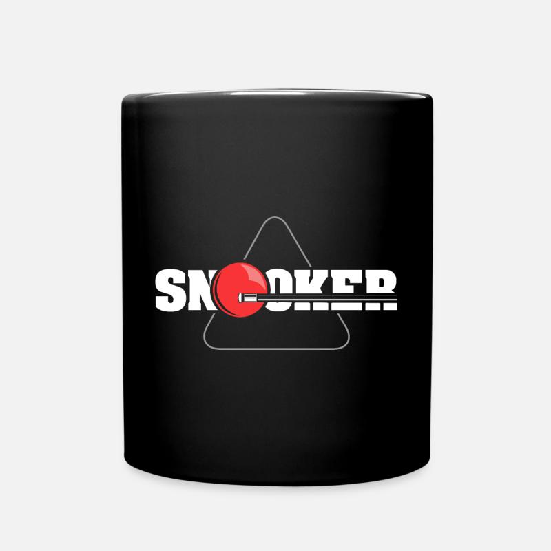 Snooker player billiards club logo icon icon - Full Colour Mug - black