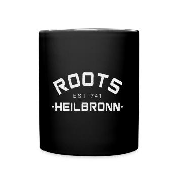 Roots Heilbronn Emblem EST 741 - Tasse einfarbig - Schwarz - Vorne
