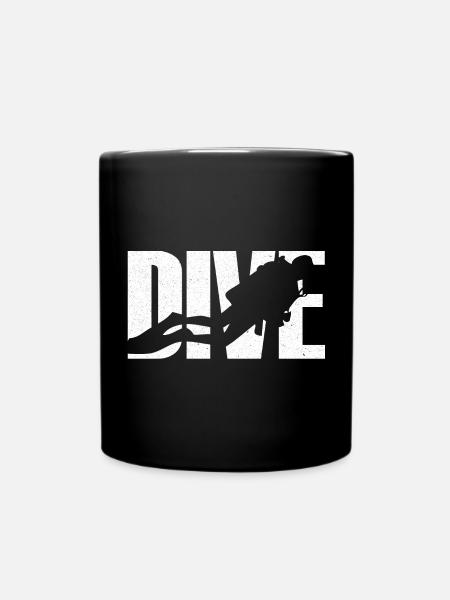 Plongeur - Mug uni - noir