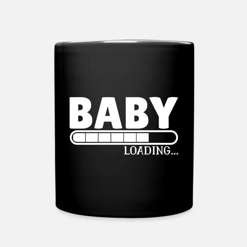 Chargement de bébé enceinte enceinte - Mug uni - noir