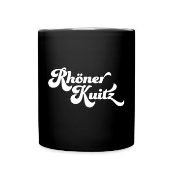 Rhöner Kuitz - Tasse einfarbig - Schwarz - Vorne
