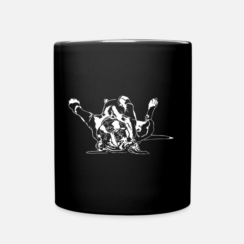 Drôle de chien BOXER Wilsigns - Mug uni - noir