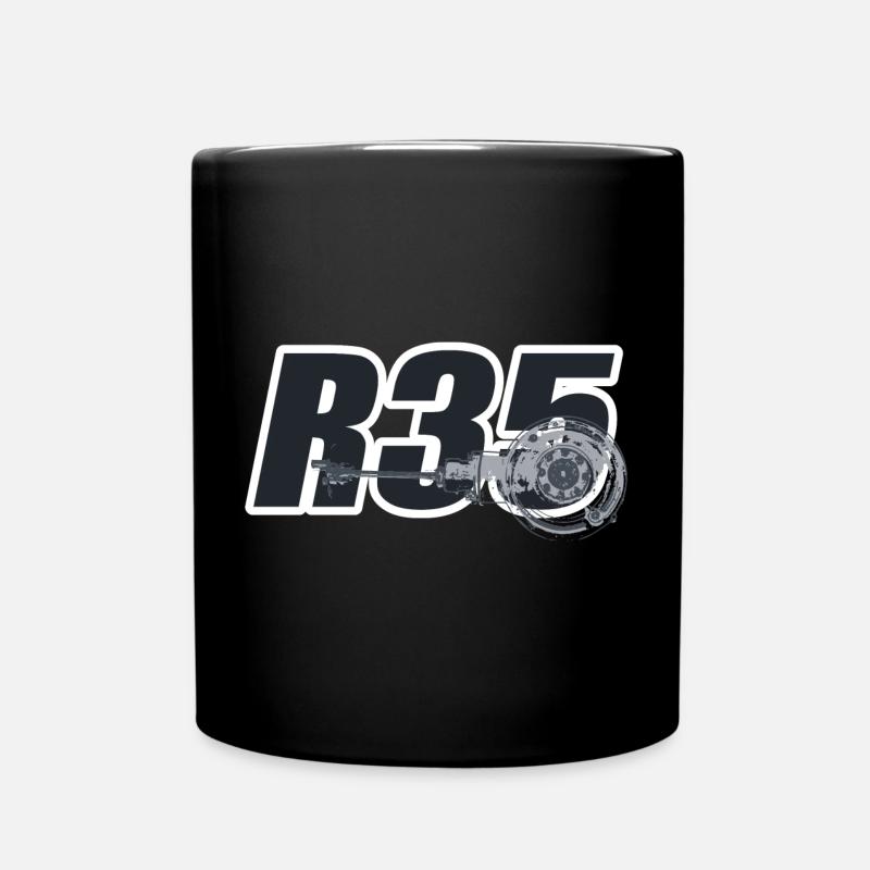 R35 - Mug uni - noir