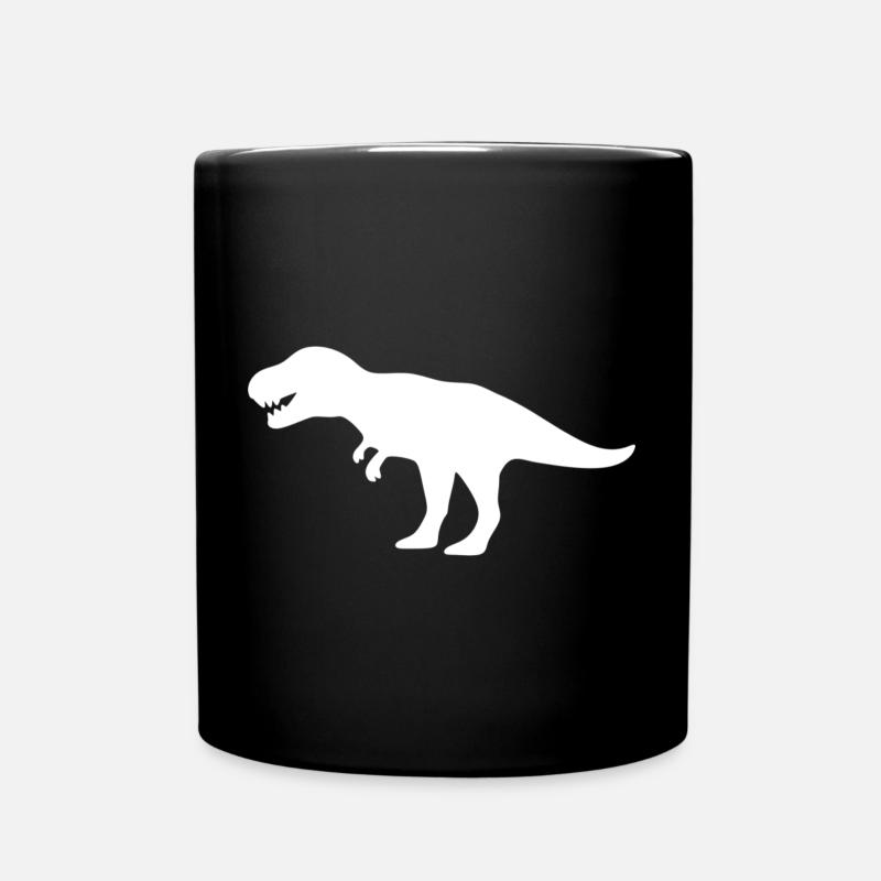 dinosaur - Full Colour Mug - black
