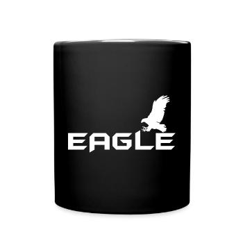 Eagle - Adler - Tasse einfarbig - Schwarz - Vorne