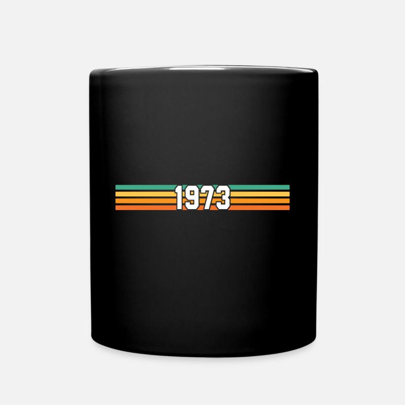 Retro 1973 - Tasse einfarbig - Schwarz